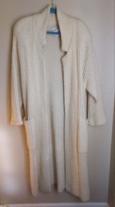 Women's Vintage Bridgewear Wool Mogair Long Cardigan